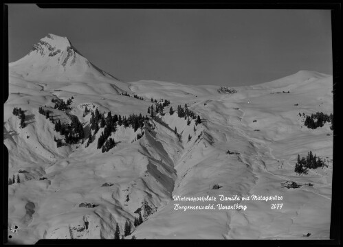Wintersportplatz Damüls mit Mittagspitze Bregenzerwald, Vorarlberg