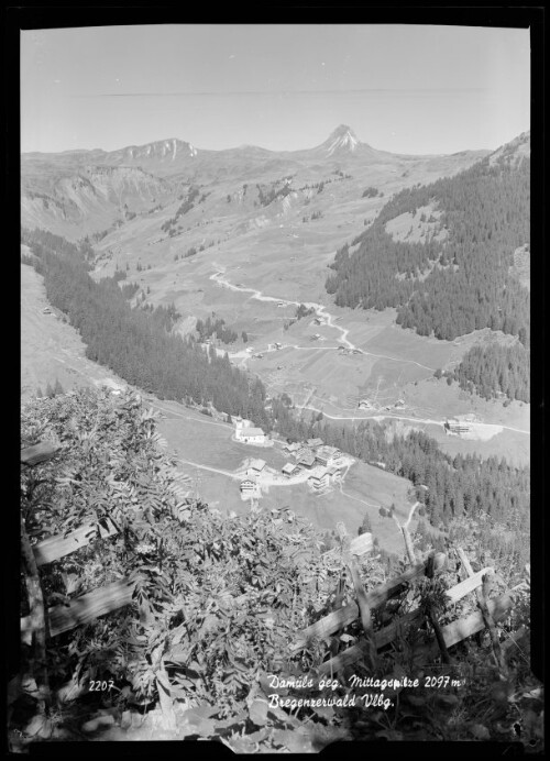 Damüls geg. Mittagspitze 2097 m Bregenzerwald Vlbg.