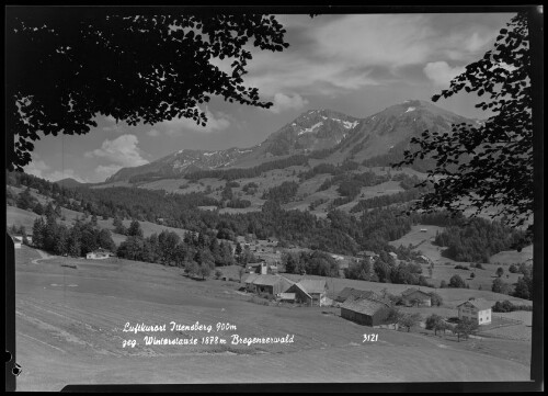 [Egg Großdorf] Luftkurort Jttensberg 900 m geg. Winterstaude 1878 m Bregenzerwald