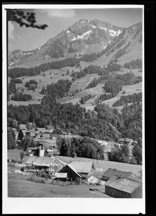 [Egg Großdorf] Luftkurort Jttensberg 900 m geg. Winterstaude 1878 m