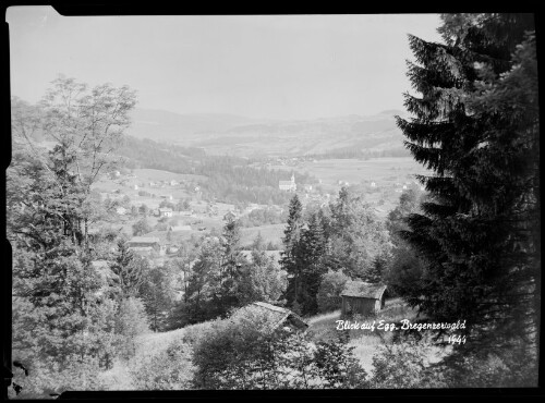 Blick auf Egg, Bregenzerwald