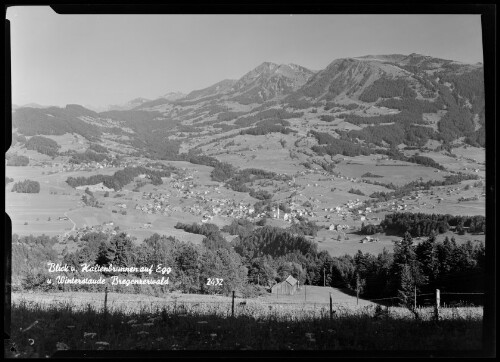 Blick v. Kaltenbrunnen auf Egg u. Winterstaude Bregenzerwald