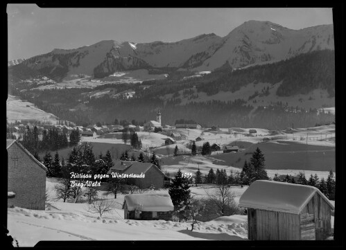 Hittisau gegen Winterstaude Breg. Wald