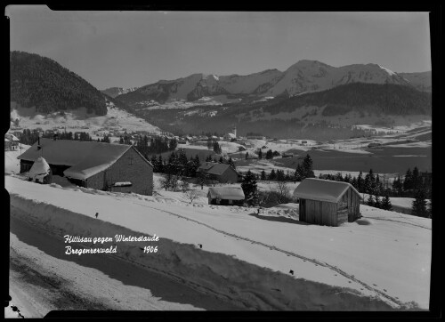 Hittisau gegen Winterstaude Bregenzerwald
