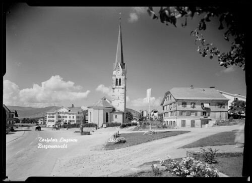 Dorfplatz Lingenau Bregenzerwald