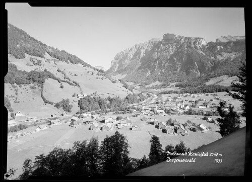 Mellau mit Kanisfluh 2047 m Bregenzerwald