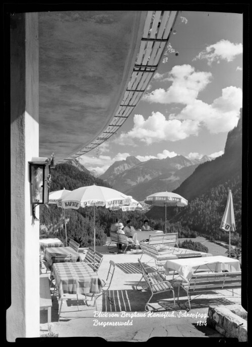 [Schnepfau] Blick vom Berghaus Kanisfluh, Schnepfegg Bregenzerwald