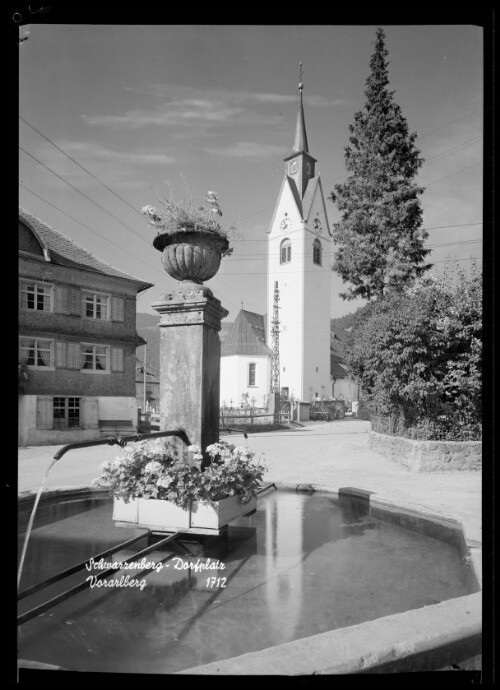 Schwarzenberg - Dorfplatz Vorarlberg
