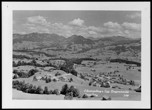 Schwarzenberg u. Egg, Bregenzerwald Vorarlberg