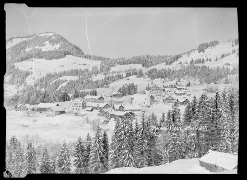 Wintersportplatz Sibratsgfäll Vlbg.