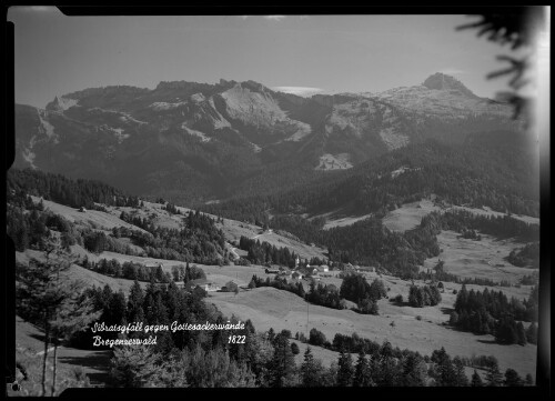 Sibratsgfäll gegen Gottesackerwände Bregenzerwald