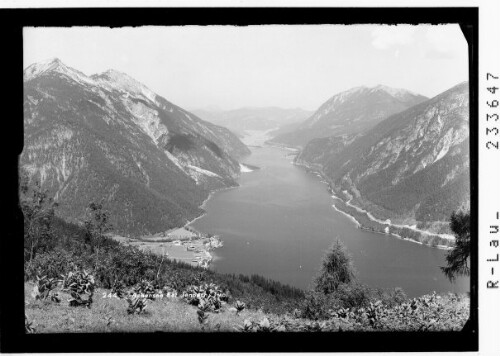Achensee bei Jenbach, Tirol : [Blick vom Bärenkopf auf Pertisau und Achensee]