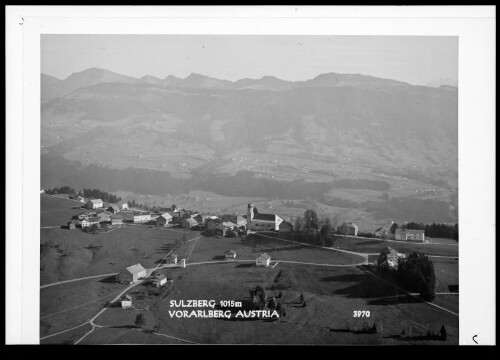 Sulzberg 1015 m Vorarlberg Austria