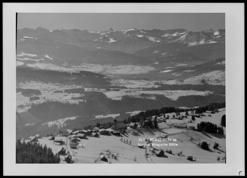 Sulzberg 1015 m gg. Damülser Mittagspitze 2097 m