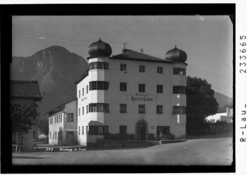 Brixlegg in Tirol : [Gasthof Hernnhaus in Brixleg gegen Pletzachkogel]