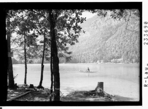 Reintaler See bei Kramsach, Tirol : [Reintalersee mit Badeanstalt]