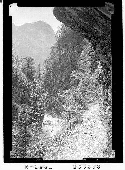 Aus der Kaiserklamm, Brandenberg, Tirol