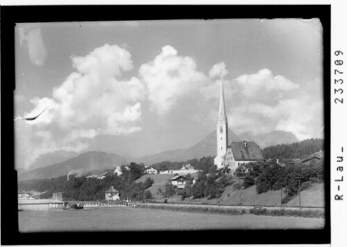 Kirchbichl, Unterinntal, Tirol : [Kirchbichl gegen Zahmen Kaiser und Wilden Kaiser]