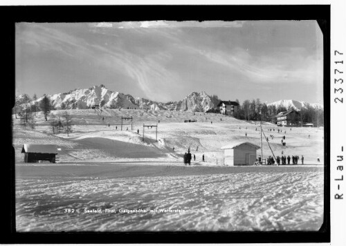 Seefeld, Tirol, Geigenbühel mit Wetterstein