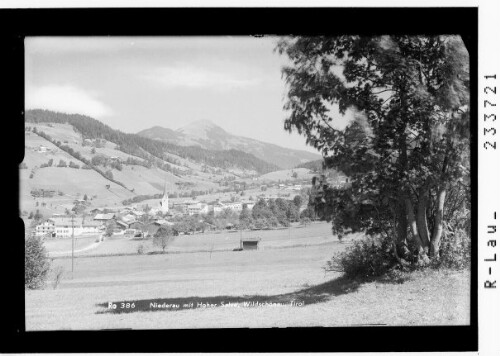 Niederau mit Hoher Salve, Wildschönau, Tirol