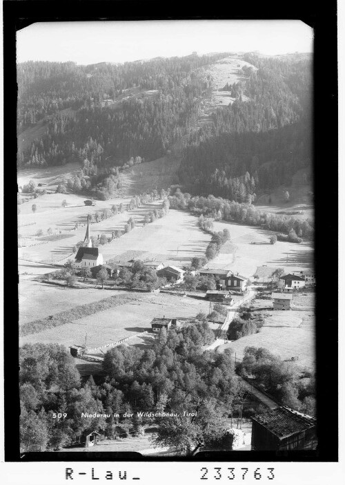 Niederau in der Wildschönau, Tirol : [Niederau gegen Markbachjoch]