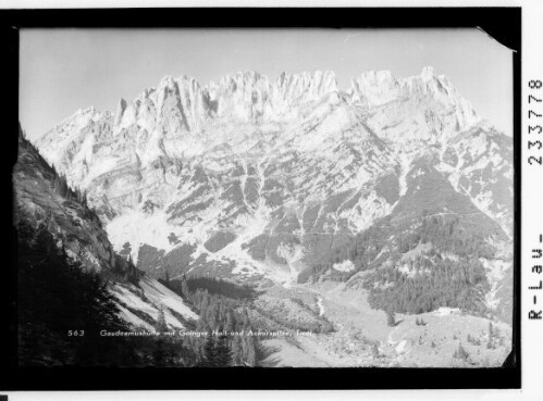 Gaudeamushütte mit Goinger Halt und Ackerlspitze, Tirol