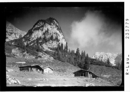 Kaiserhoch-Alm 1417 m mit Sonnenstein 1715 m. Kaisergebirge, Tirol : [Kaiser-Hochalm]