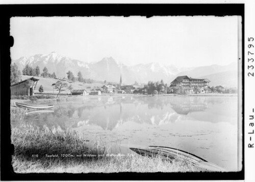 Seefeld, 1200 m, mit Wildsee und Wetterstein, Tirol