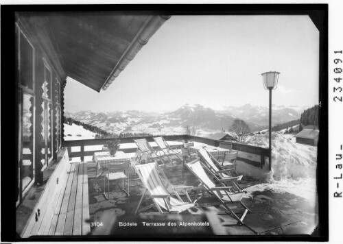 Bödele - Terrasse des Alpenhotels
