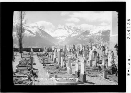 Bartholomäberg im Montafon - Bergfriedhof / Vorarlberg : [Blick in den Rhaetikon]