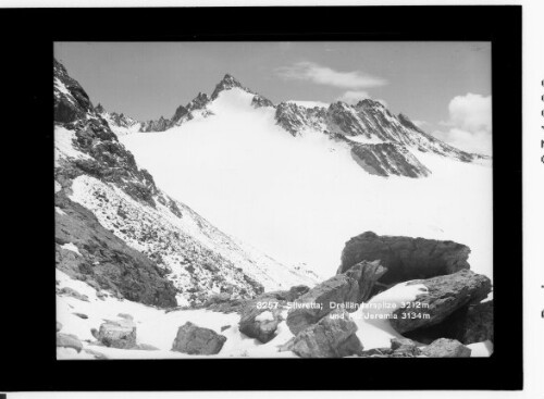 Silvretta / Dreiländerspitze 3212 m und Piz Jeremias 3134 m