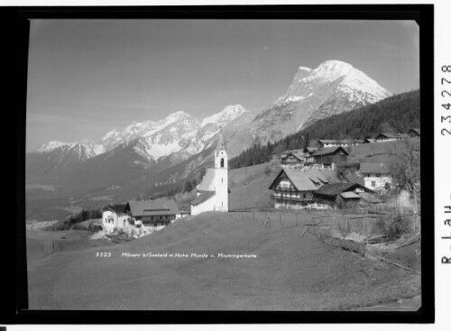 Mösern bei Seefeld mit Hohe Munde und Miemingerkette : [Mösern gegen Mieminger Gebirge]