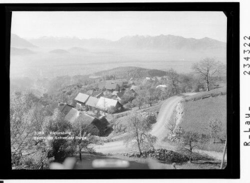 Viktorsberg gegen die Schweizer Berge