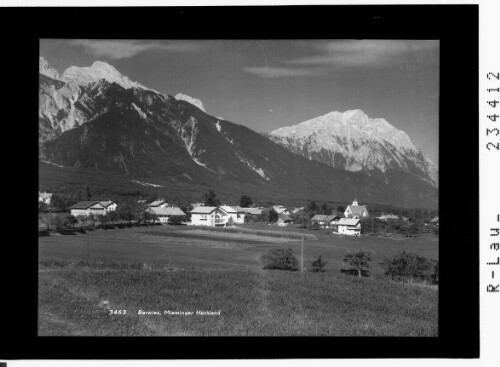 Barwies - Mieminger Hochland : [Barwies am Mieminger-Plateau gegen Hochwand und Hohe Munde]