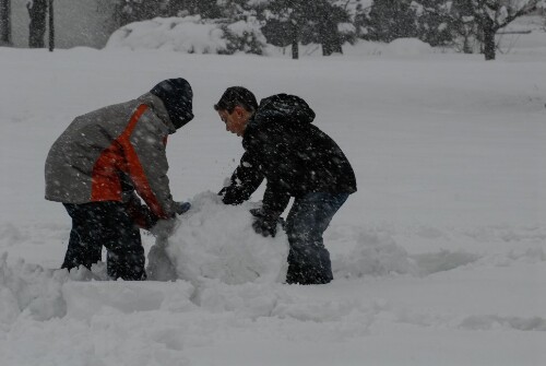 Rankweil - Hauptschule - Schneemann