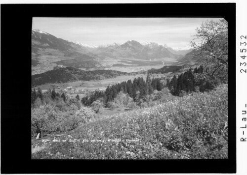 Blick von Gurtis - Vorarlberg - auf das Großwalsertal und Klostertal : [Blick auf Latz]