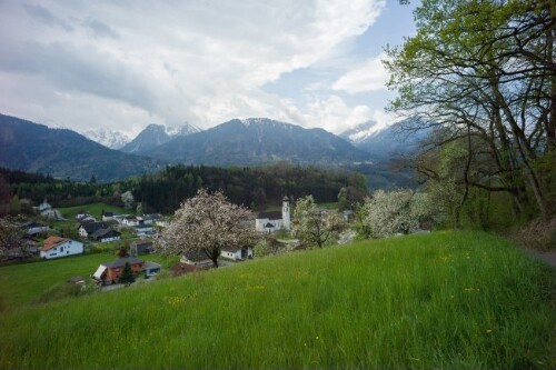 Schlins im Frühling