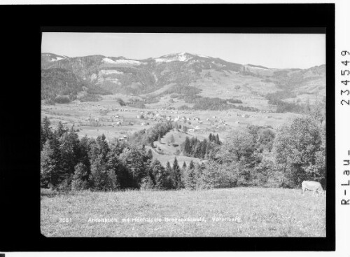 Andelsbuch mit Hochälpele / Bregenzerwald / Vorarlberg