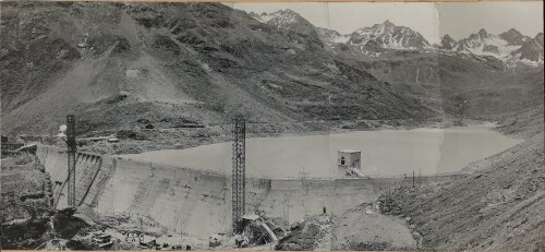 Vermuntwerk, Übersicht der Baustelle Vermunt, Turm II und III