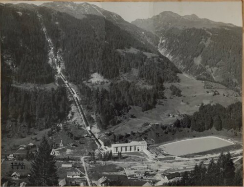 Vermuntwerk, Übersicht, Druckrohrleitung, Krafthaus und Ausgleichbecken