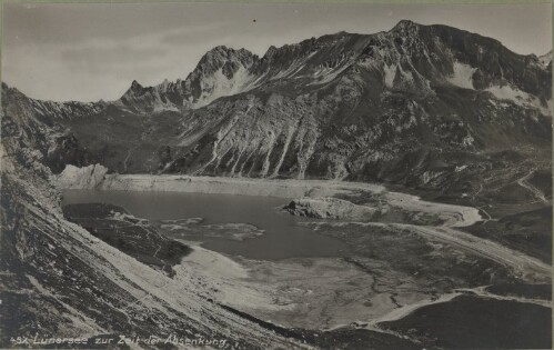 Lünersee zur Zeit der Absenkung, Foto 186