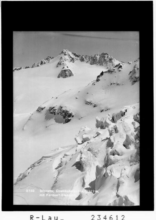 Silvretta / Dreiländerspitze 3212 m mit Fermunt Eisbruch