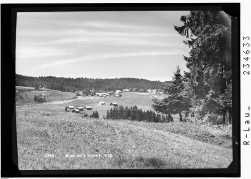 Blick auf's Bödele / Vorarlberg