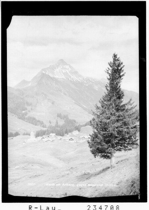 Warth am Arlberg gegen Biberkopf 2600 m