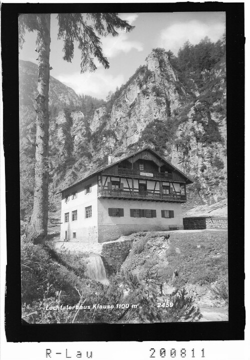 Lechtalerhaus Klause 1100 m : [Lechtalhaus]