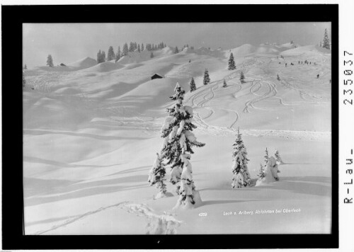 Lech am Arlberg / Abfahrt bei Oberlech