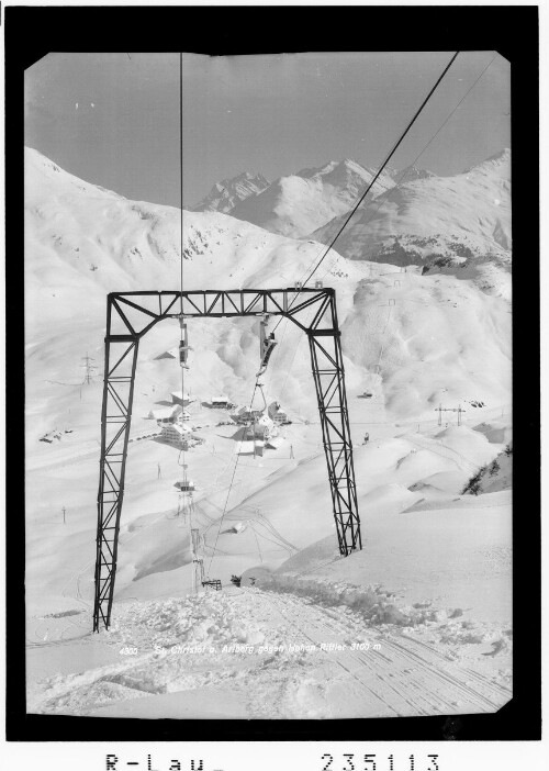 St.Christoph am Arlberg gegen Hohen Riffler 3160 m