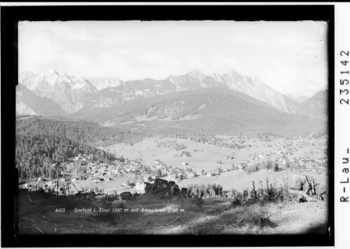 Seefeld in Tirol 1200 m mit Arnspitze 2196 m