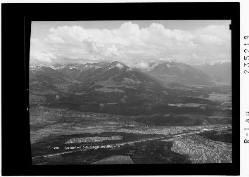 Rheintal mit Laternsertal und Walsertal