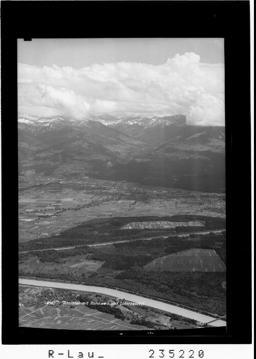 Rheintal mit Rankweil und Laternsertal